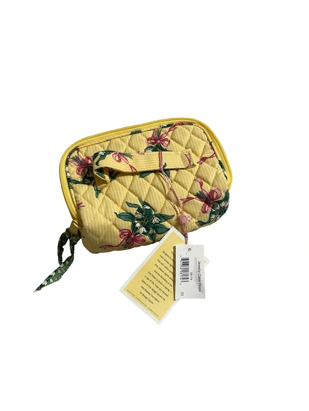 Vera Bradley Hope NWT Retired Floral Travel Jewelry Case